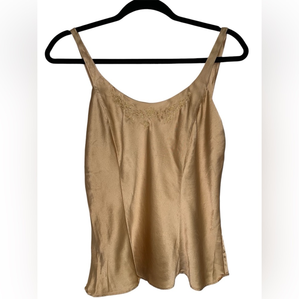 Vintage Gold Victoria Secret Silk Top